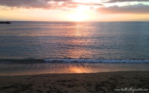 Sunset Hawaii Pokai Bay