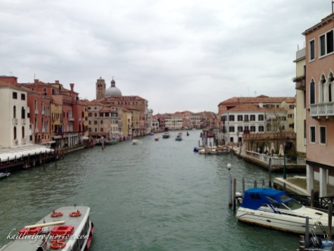 On the Scalzi Bridge overlooking the Grand Canal and the Cannaregio sestiere on our first morning.