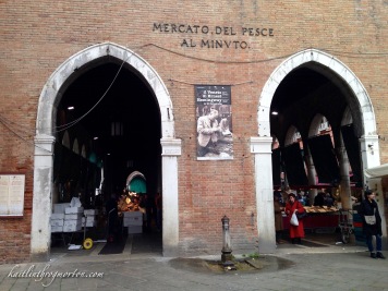 Visiting Venice's largest fish market, the Mercato del Pesce.