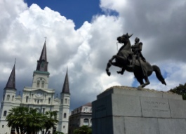 The Cathedral from Jackson Square.